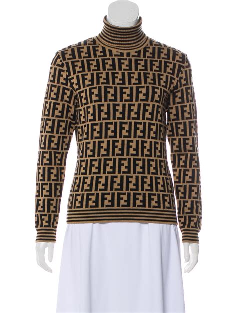 fendi roma sweater women& 39|fendi turtleneck sweater.